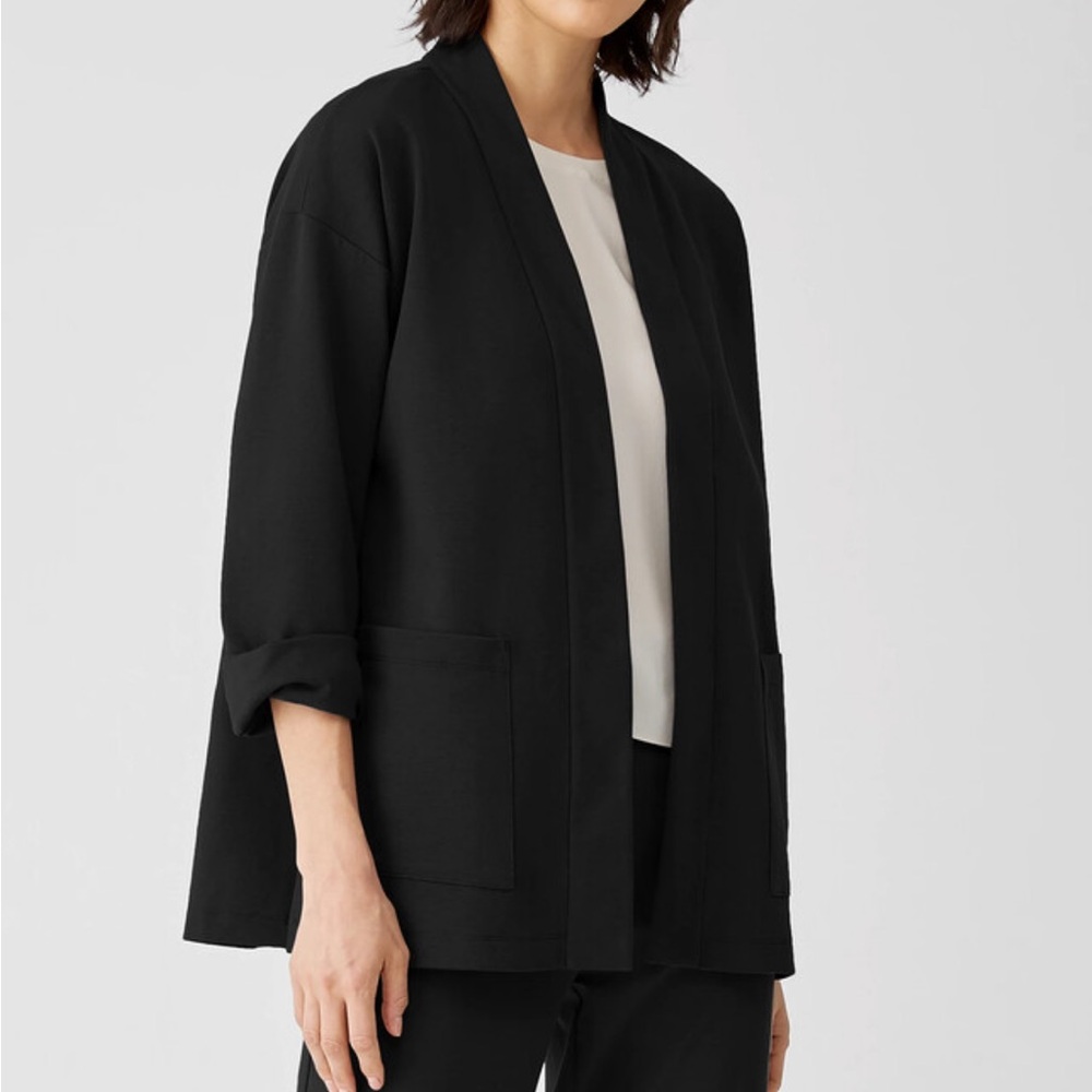 Eileen Fisher Cotton Ponte Jacket